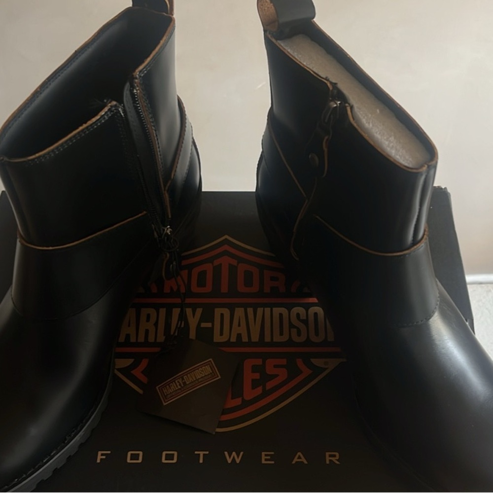 Harley-Davidson Black Ankle Boots